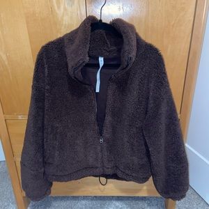 Lululemon Cinchable Fleece Zip Up
